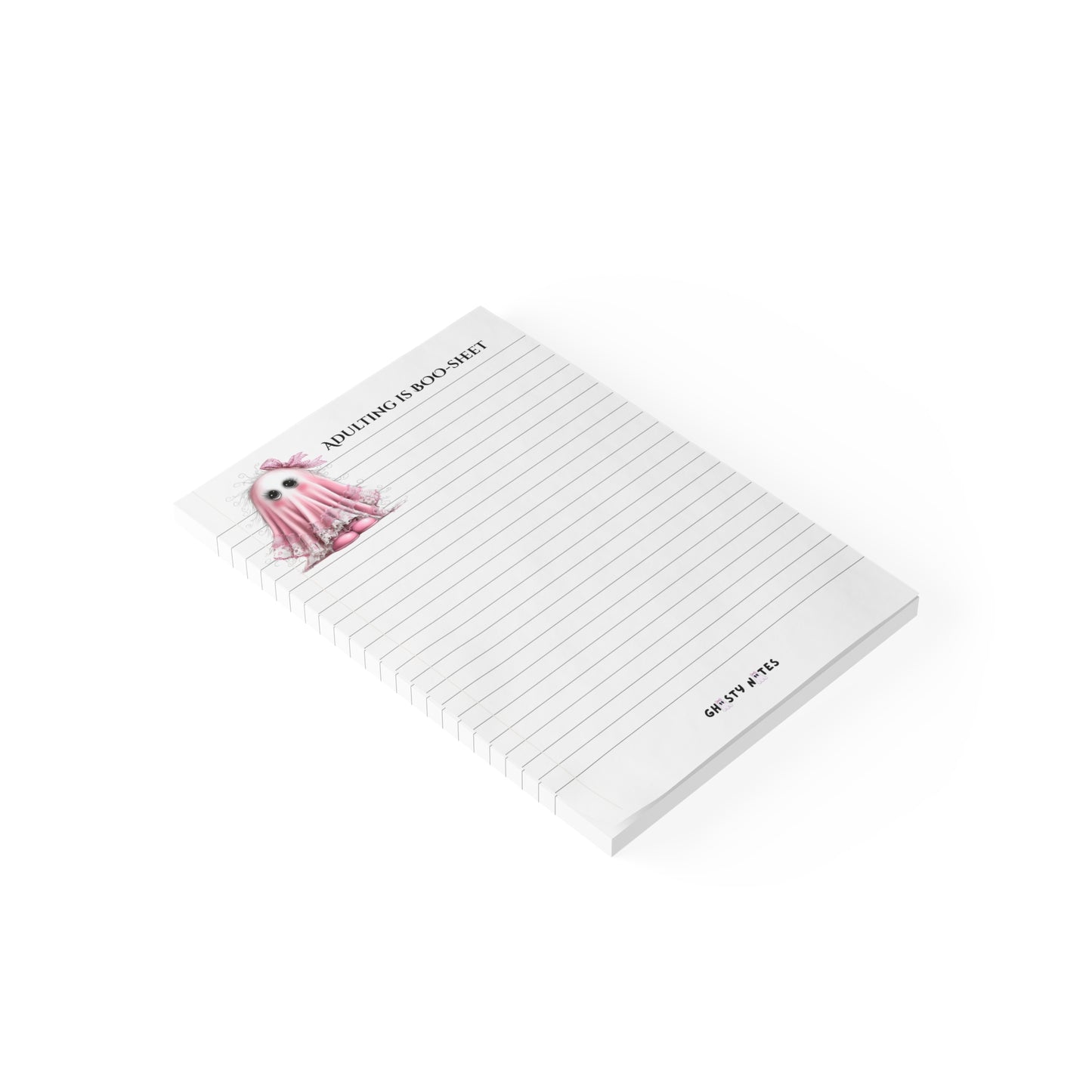 Post-it Note Pad — "Adulting Is Boo-sheet"