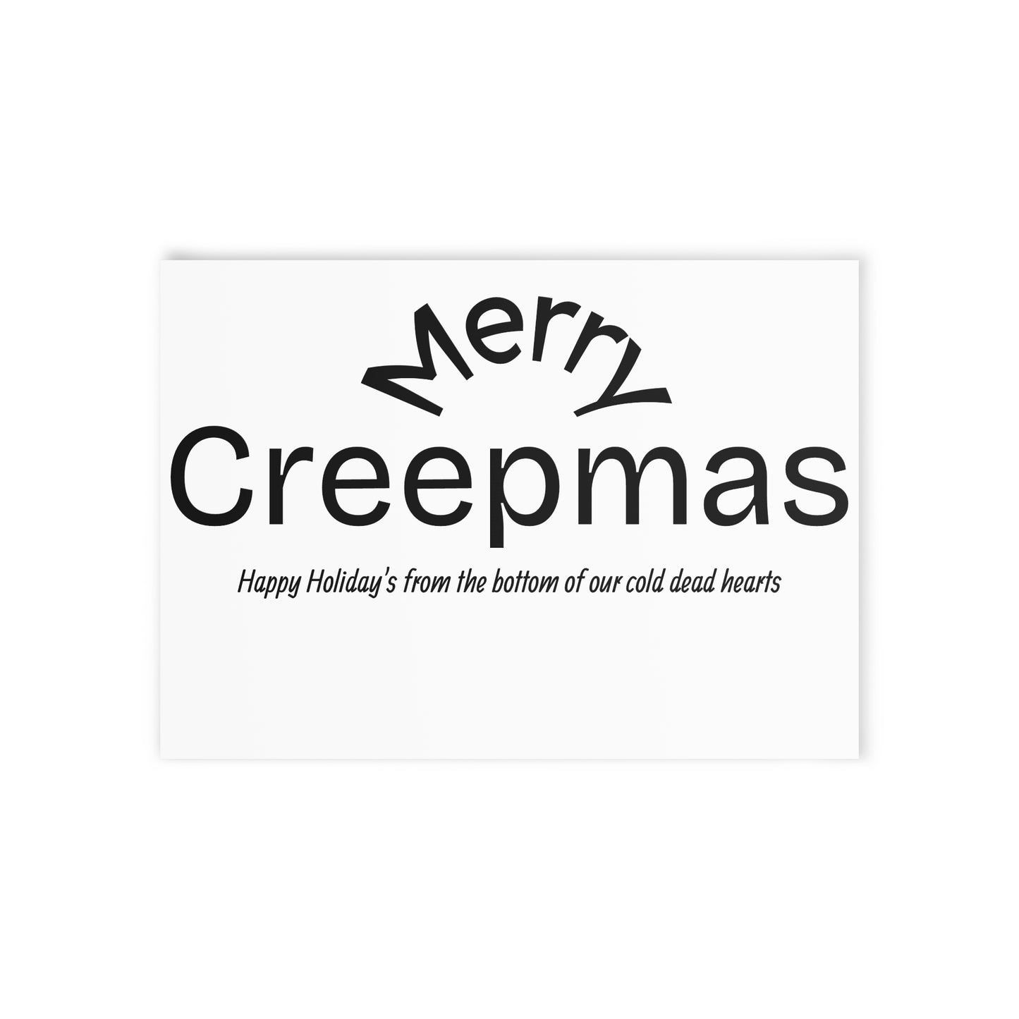 Holiday Card — Merry Creepmas Card