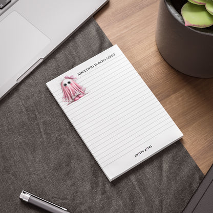 Post-it Note Pad — "Adulting Is Boo-sheet"